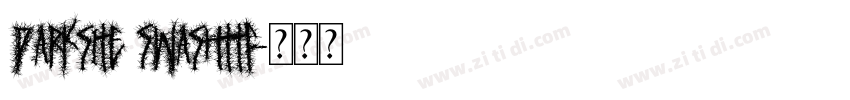 Darksite Swashttf字体转换